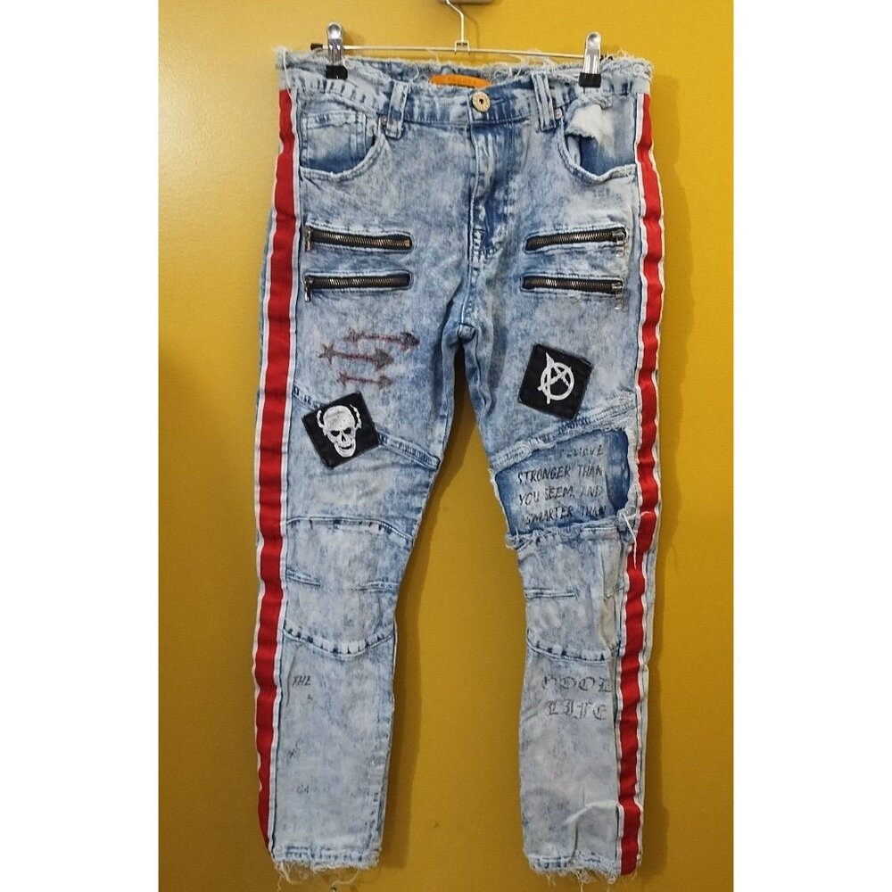 Kloud 9 Moto Jeans Size 32 x 30